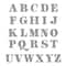 Spellbinders® Be Bold Uppercase Alphabet Etched Dies